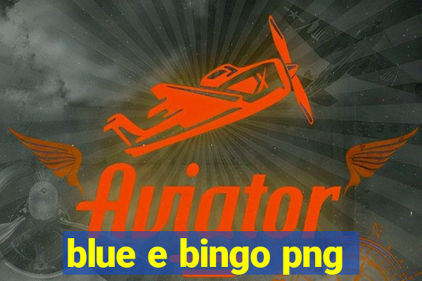 blue e bingo png